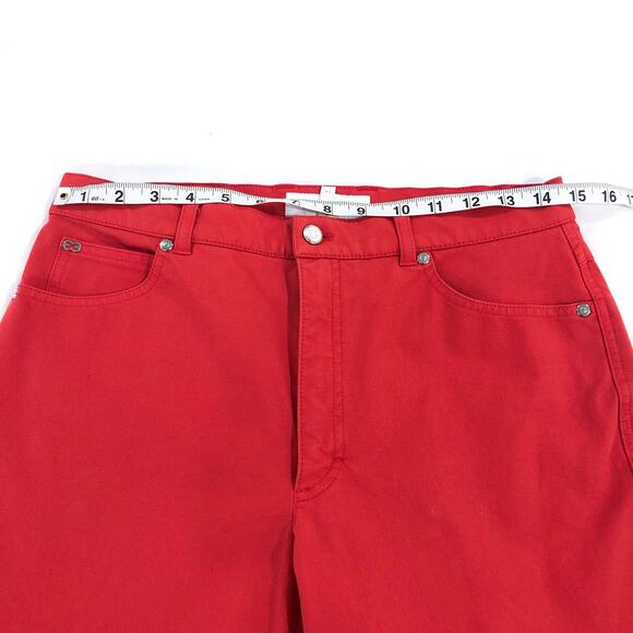 Escada Coral Raw Hem Denim Pants - Picture 10 of 14